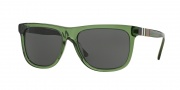 Burberry BE4201 Sunglasses Sunglasses - 354587 Green / Grey