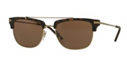 Burberry BE4202Q Sunglasses Sunglasses - 35385W Brushed Light Gold / Dark Brown