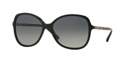 Burberry BE4197 Sunglasses Sunglasses - 3001T3 Black / Polarized Grey Gradient