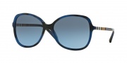 Burberry BE4197 Sunglasses Sunglasses - 35468F Spotted Blue / Blue Gradient