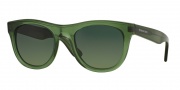 Burberry BE4195 Sunglasses Sunglasses - 3531T4 Matte Green / Polarized Green Gradient Green