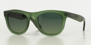 Burberry BE4195F Sunglasses Sunglasses - 3531T4 Matte Green / Polarized Green Gradient Green