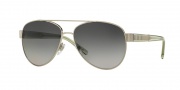 Burberry BE3084 Sunglasses Sunglasses - 1166T3 Brushed Silver / Polarized Grey Gradient