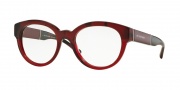 Burberry BE2209 Eyeglasses Eyeglasses - 3591 Top Red Horn / Bordeaux