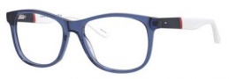 Tommy Hilfiger 1406 Eyeglasses Eyeglasses - 0FMW Blue Red White