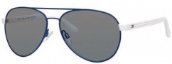 Tommy Hilfiger 1325/S Sunglasses Sunglasses - 006N Blue White (23 gray mirror lens)