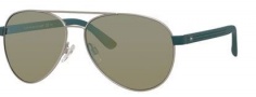 Tommy Hilfiger 1325/S Sunglasses Sunglasses - 006Y Palladium Green (3U khaki mirror blue lens)