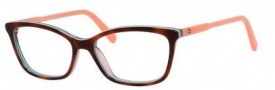 Tommy Hilfiger 1318 Eyeglasses Eyeglasses - 0VN4 Havana Turquoise Peach