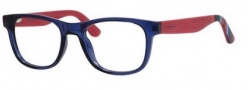 Tommy Hilfiger 1314 Eyeglasses Eyeglasses - 0X3W Blue Red Wood