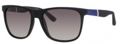 Tommy Hilfiger 1281/S Sunglasses Sunglasses - 0FMA Matte Black (IC gray mirror shaded silver lens)