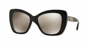 Versace VE4305QA Sunglasses Sunglasses - GB1/5A Black / Light Brown Mirror Gold