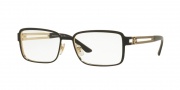 Versace VE1236 Eyeglasses Eyeglasses - 1377 Matte Black / Pale Gold