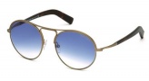 Tom Ford FT0449 Sunglasses Jessie Sunglasses - 37W Matte Dark Bronze / Gradient Blue