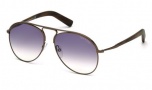Tom Ford FT0448 Sunglasses Cody Sunglasses - 48Z Shiny Dark Brown / Gradient