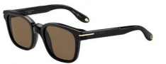 Givenchy 7000/S Sunglasses Sunglasses - 0807 Black (EJ brown lens)