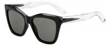 Givenchy 7008/S Sunglasses Sunglasses - 0AM3 Black Crystal (Y1 gray lens)