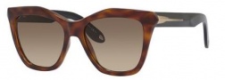 Givenchy 7008/S Sunglasses Sunglasses - 0QON Havana Black (CC brown gradient lens)
