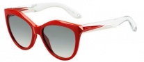 Givenchy 7009/S Sunglasses Sunglasses - 0PU4 Red Crystal (VK gray gradient lens)