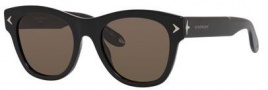Givenchy 7010/S Sunglasses Sunglasses - 0807 Black (EJ brown lens)