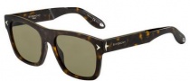 Givenchy 7011/S Sunglasses Sunglasses - 0086 Dark Havana (E4 brown lens)