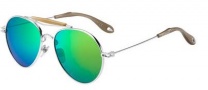 Givenchy 7012/S Sunglasses Sunglasses - 0010 Palladium (Z9 green multilaye lens)