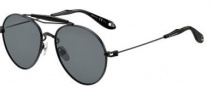 Givenchy 7012/S Sunglasses Sunglasses - 0PDE Semi Matte Black (E5 gray lens)