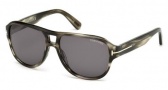 Tom Ford FT0446 Sunglasses Dylan Sunglasses - 20A Grey / Smoke