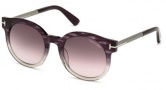 Tom Ford FT0435 Sunglasses Janina Sunglasses - 83T Violet / Gradient Bordeaux
