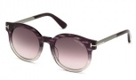Tom Ford FT0435F Sunglasses Janina Sunglasses - 83T Violet / Gradient Bordeaux