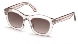 Tom Ford FT0431 Sunglasses Greta Sunglasses - 74S Pink / Bordeaux