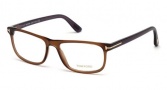 Tom Ford FT5356 Eyeglasses Eyeglasses - 048 Shiny Dark Brown