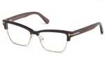 Tom Ford FT5364 Eyeglasses Eyeglasses - 048 Shiny Dark Brown
