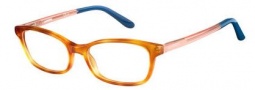 Carrera 6647 Eyeglasses Eyeglasses - 0QKX Havana Peach