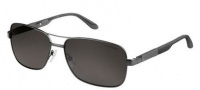 Carrera 8020/S Sunglasses Sunglasses - 0TVI Matte Dark Rust Gray (M9 gray polarized lens)