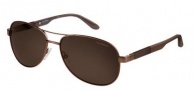 Carrera 8019/S Sunglasses Sunglasses - 0TVL Matte Brown (SP bronze polarized lens)