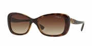 Vogue VO2917S Sunglasses Sunglasses - W65613 Dark Havana / Brown Gradient