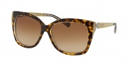 Michael Kors MK2006F Sunglasses Sunglasses - 303413 Tortoise/Crystal / Brown Gradient