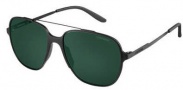 Carrera 119/S Sunglasses Sunglasses - 0GUY Semi Matte Black (D5 green foster lens)