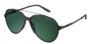 Carrera 118/S Sunglasses Sunglasses - 0GUY Semi Matte Black (D5 green foster lens)