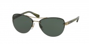 Ralph by Ralph Lauren RA4113 Sunglasses Sunglasses - 307071 Gold/Olive Horn / Green Solid