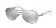 Ralph by Ralph Lauren RA4115 Sunglasses Sunglasses - 30996G White/Silver / Silver Mirror