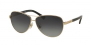 Ralph by Ralph Lauren RA4116 Sunglasses Sunglasses - 3133T3 Gold/Black / Grey Gradient Polarized