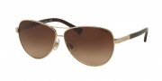 Ralph by Ralph Lauren RA4116 Sunglasses Sunglasses - 313913 Gold/Dark Tortoise / Dark Brown Gradient
