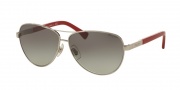 Ralph by Ralph Lauren RA4116 Sunglasses Sunglasses - 314011 Silver/Red / Grey Gradient