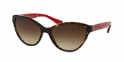 Ralph by Ralph Lauren RA5195 Sunglasses Sunglasses - 142913 Dark Tortoise/Red Bandana / Brown Gradient