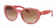 Ralph by Ralph Lauren RA5212 Sunglasses Sunglasses - 315913 Red Stripe/Red / Brown Gradient