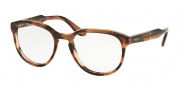 Prada PR 18SV Eyelglasses Eyeglasses - UEO1O1 Striped Brown