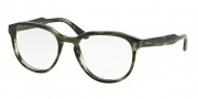 Prada PR 18SV Eyelglasses Eyeglasses - UEP1O1 Striped Grey Green
