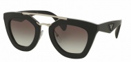 Prada PR 14SS Sunglasses Sunglasses - 1AB0A7 Black / Grey Gradient