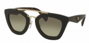 Prada PR 14SS Sunglasses Sunglasses - 2AU4M1 Havana / Green Gradient
